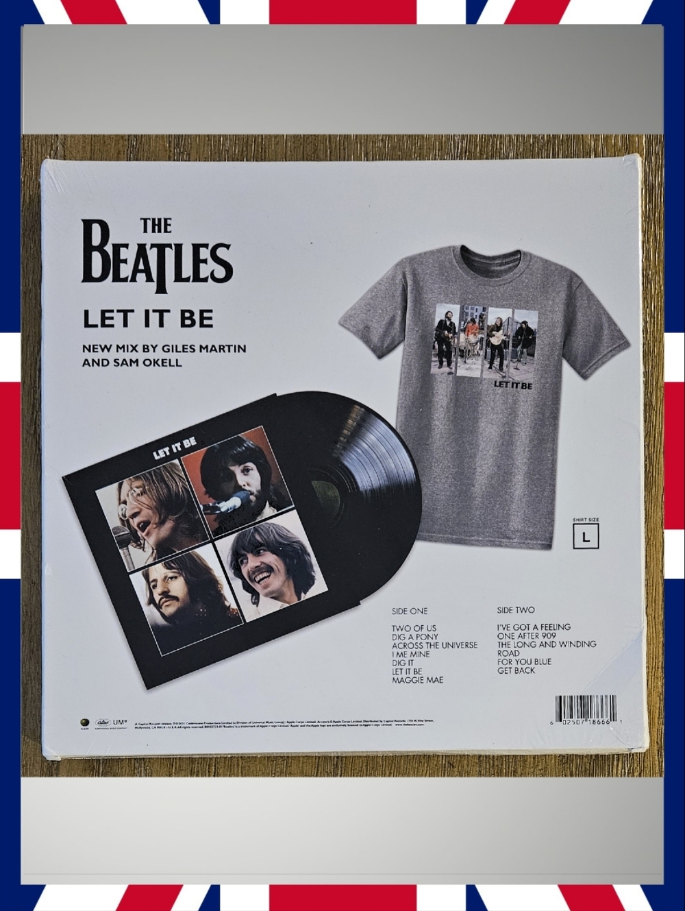 THE BEATLES•Let It Be•Limited Ed. Stereo, T-Shirt Bundle 2021 US (#B0032263-01)